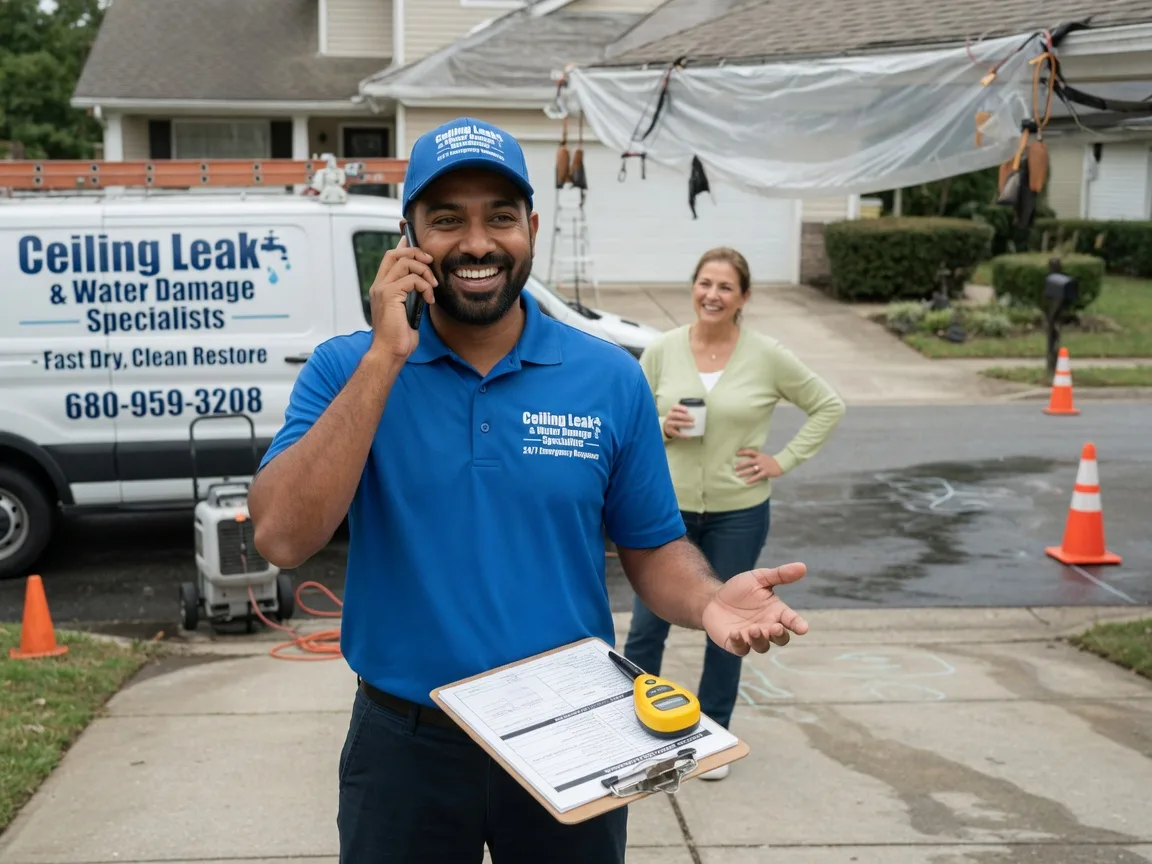 Ceiling Leak Cleanup Barnesville, OH FAQs